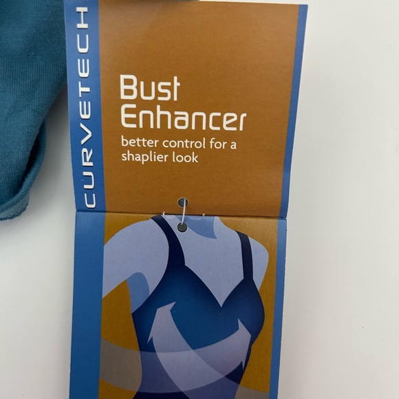 NEW Blue Tank Top w/Built in Bra LG - Picture 5 of 7